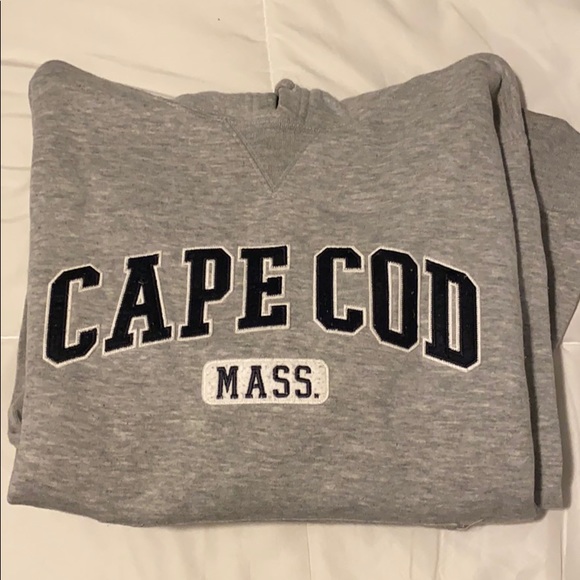 Sweaters - Grey cape cod hoodie